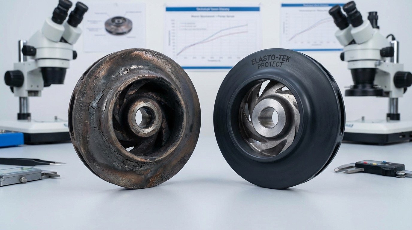 Comparação de componentes com e sem proteção