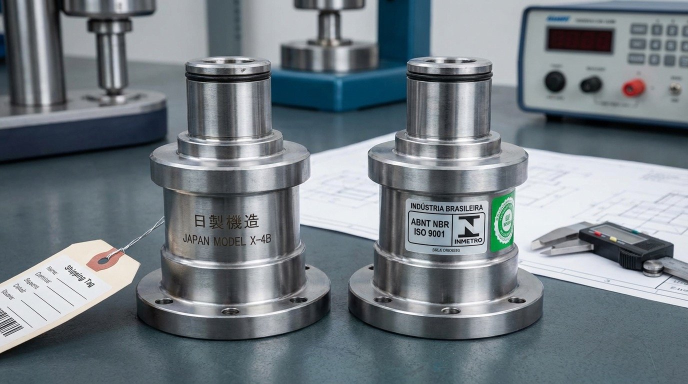 Comparação entre componente importado e nacionalizado