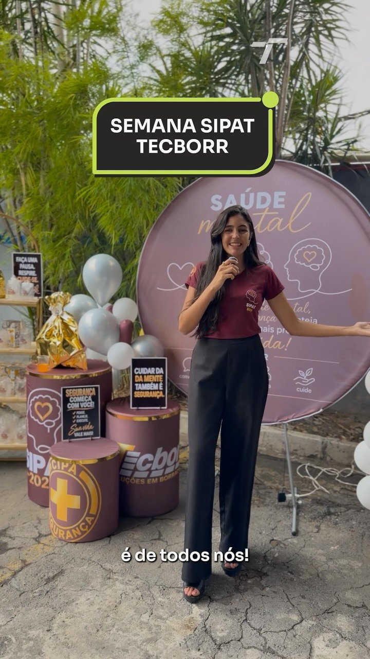 Capa do vídeo: Durante nossa semana SIPAT Tecborr